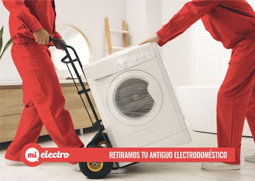 Retirada del antiguo electrodoméstico Retirada del antiguo electrodoméstico